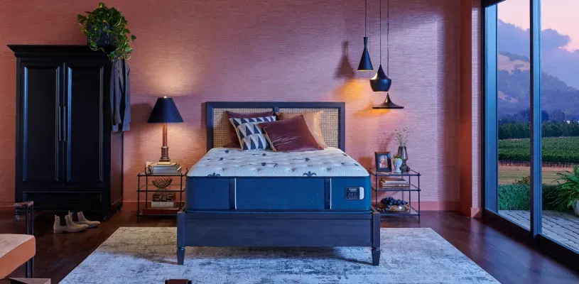 mattress  image pink walls